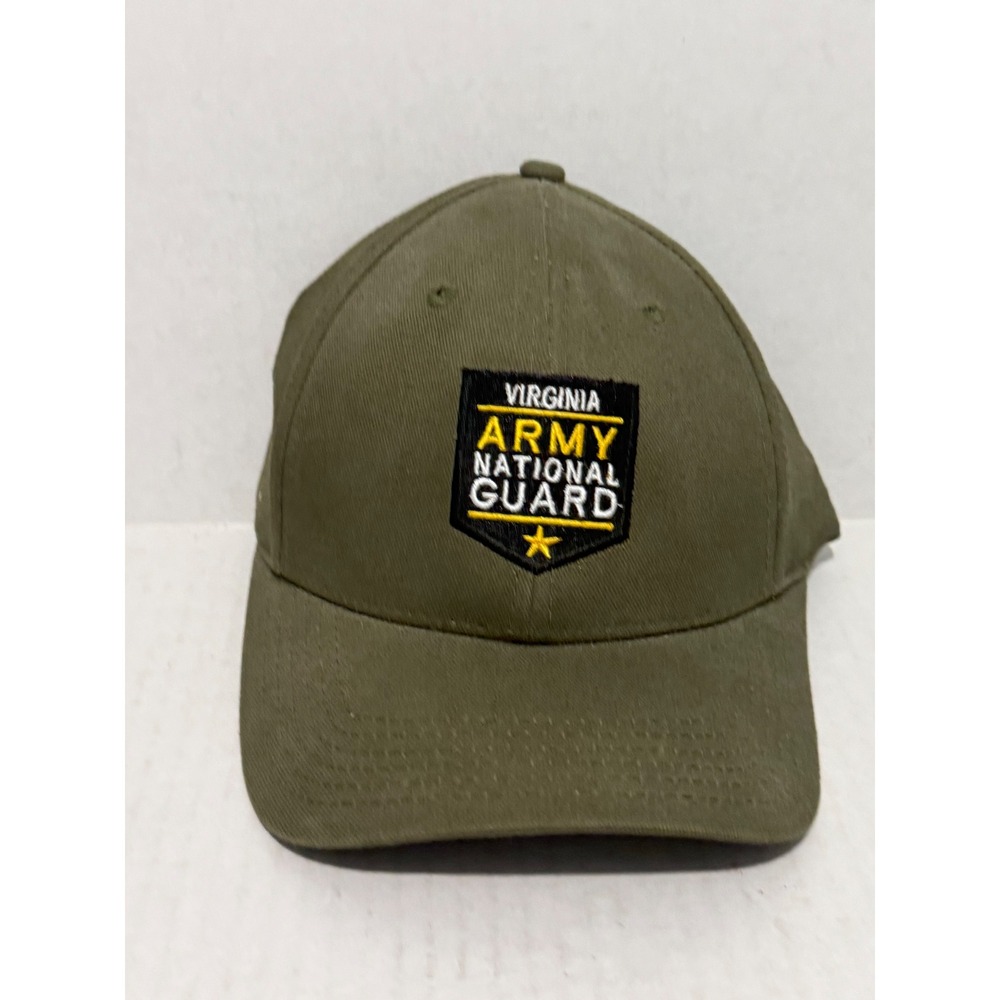Virginia Army National Guard Hat Mens OS Olive Green Tactical Cap Accent Apparel